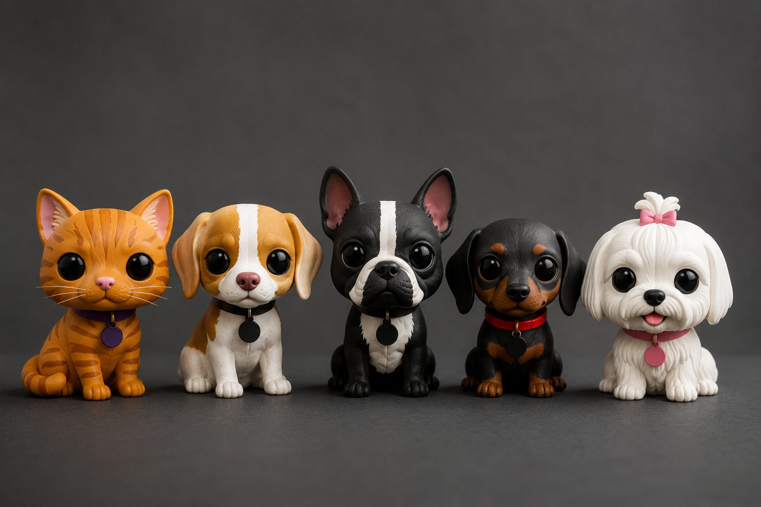 Comparação entre miniaturas GAEVA — cada peça única